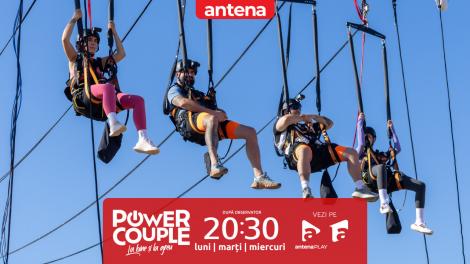 Power Couple Rom&acirc;nia, 21 ianuarie 2026. Adda a intrat &icirc;n panică la proba de cuplu de la &icirc;n&acirc;lțime: Stop! Nu pot!