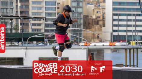 Power Couple Rom&acirc;nia, 26 ianuarie 2026. Amintiri din copilărie, o probă inedită! Cum s-a descurcat Răzvan Bănică la Șotron pe apă
