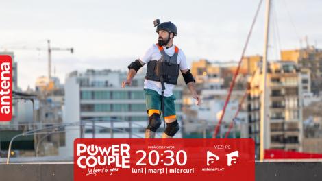 Power Couple Rom&acirc;nia, 26 ianuarie 2026. Amintiri din copilărie, o probă inedită! Cum s-a descurcat Cătălin Rizea la Șotron pe apă