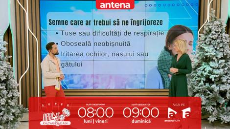 Super Neatza, 5 februarie 2026. Ce facem ca să ne protejăm sănătatea &icirc;ntr-un oraş poluat