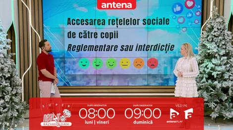 Super Neatza, 6 februarie 2026. Accesul copiilor la social media: reguli, restricții sau interdicţie