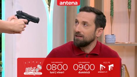 Super Neatza, 6 februarie 2026. Dani Oțil, amenințat cu pistolul: Am o misiune și ținta ești tu!