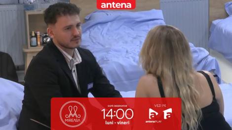 Mireasa sezonul 13, 9 februarie 2026. Roxana are nevoie de timp &icirc;n cunoașterea cu Sebastian
