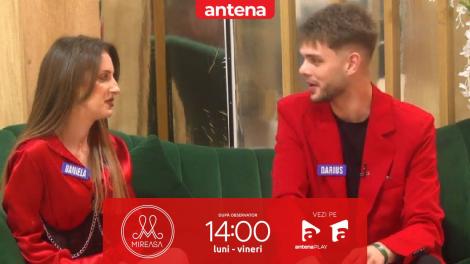 Mireasa sezonul 13, 10 februarie 2026. Darius și Daniela, discuție matură despre ce s-a &icirc;nt&acirc;mplat &icirc;ntre ei