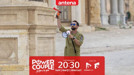 Power Couple Rom&acirc;nia, 11 februarie 2026. Provocări surpriză la proba de cuplu: Drumul e plin de obstacole, ca-n viață!