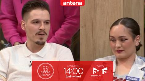 Mireasa sezonul 13, 12 februarie 2026. Daniel, pus pe g&acirc;nduri de Claudia: A pus problema &icirc;ntr-un mod care nu e ok!