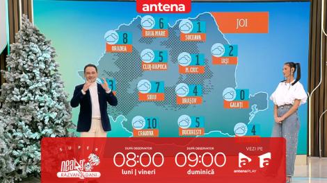 Super Neatza, 19 februarie 2026. Prognoza meteo cu Ramona Olaru: Vremea se &icirc;ncălzeşte &icirc;n toată țara