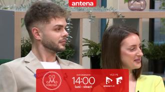 Mireasa sezonul 13, 26 februarie 2026. Darius și Daniela, mai apropiați ca niciodată după primul sărut