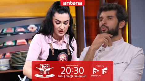 Chefi la cuțite | Sezonul 17, 2 martie 2026. Melisa Gălan a fost pusă pe jar de jurați! Chef Richard: Sm&acirc;nt&acirc;na asta miroase a vacă!