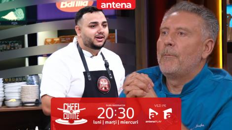 Chefi la cuțite | Sezonul 17, 2 martie 2026. Preparatul lui Alin Stoica a generat un conflict &icirc;ntre Chef Richard și chef Ștefan: E pește luat din borcan!