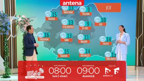 Super Neatza, 5 martie 2026. Prognoza meteo cu Ramona Olaru: &Icirc;nnorări temporare &icirc;n nord, vest, centru şi sudul extrem
