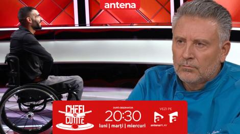 Chefi la cuțite | Sezonul 17. Adnan Almousa Alfermi, destăinuiri incredibile despre viața lui: Scaunul cu rotile reprezintă aripile mele!