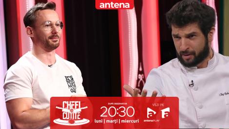 Chefi la cuțite | Sezonul 17. Moment inedit. Șerban Lupei și chef Richard Abou Zaki au c&acirc;ntat operă!