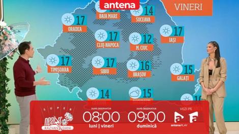 Super Neatza, 13 martie 2026. Prognoza meteo cu Ramona Olaru: Temperaturi peste normalul perioadei!
