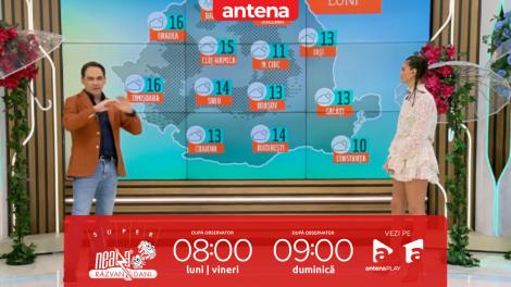 Super Neatza, 16 martie 2026. Prognoza meteo cu Ramona Olaru: Cer variabil şi temperaturi plăcute