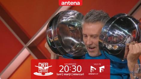 &rdquo;O porție dublă de imprevizibil!&rdquo; Nu rata următoarea ediție Chefi la cuțite, de la 20:30, pe Antena 1 și &icirc;n AntenaPLAY