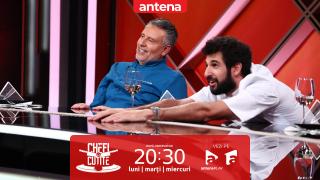 Degustările prind accente neașteptate! Nu rata următoarea ediție Chefi la cuțite, de la 20:30, pe Antena 1 și în AntenaPLAY