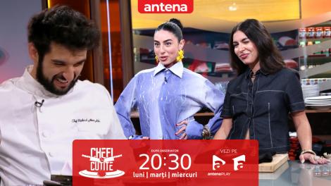 Chefi la cuțite | Sezonul 17. Sara Sabau și Luana Cicios, double trouble &icirc;n platou! Jurații le-au pus să descopere singure c&acirc;te cuțite se află sub cloșuri