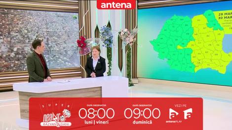 Super Neatza. Prognoza ANM. Cum va fi vremea la &icirc;nceput de aprilie