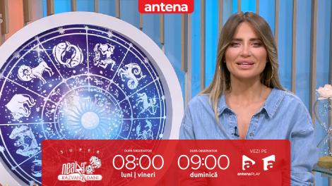 Super Neatza. Horoscopul Zilei cu Adina Moraru: Dimineața aduce o stare de iritare pentru mai mulți nativi