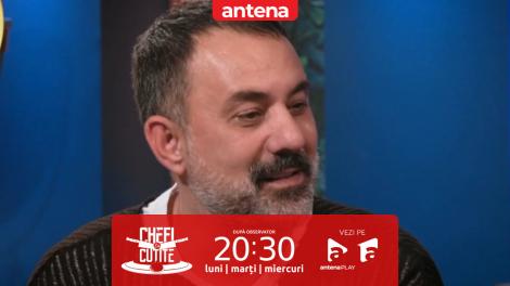 Aparențele intră &icirc;n jocul cu focul! Nu rata următoarea ediție Chefi la cuțite, de la 20:30, pe Antena 1 și &icirc;n AntenaPLAY