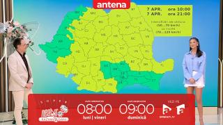 Super Neatza. Prognoza meteo cu Ramona Olaru: Vântul se intensifică în toată țara