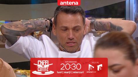 &Icirc;ncep bătăliile! Nu rata următoarea ediție Chefi la cuțite, de la 20:30, pe Antena 1 și &icirc;n AntenaPLAY
