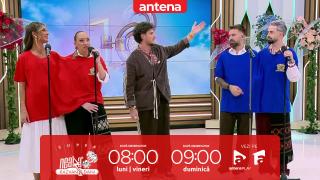 Neatza de Weekend. Karaoke pe perechi. Cine a câștigat jocul amuzant