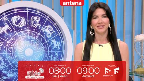 Super Neatza. Horoscopul Zilei cu Claudia Băcuță: Taurii sunt sfătuiți să evite discuțiile &icirc;n contradictoriu cu vecinii sau rudele