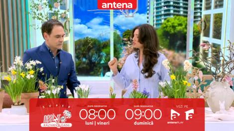 Super Neatza. Cum decorăm masa de Paște cu flori vii