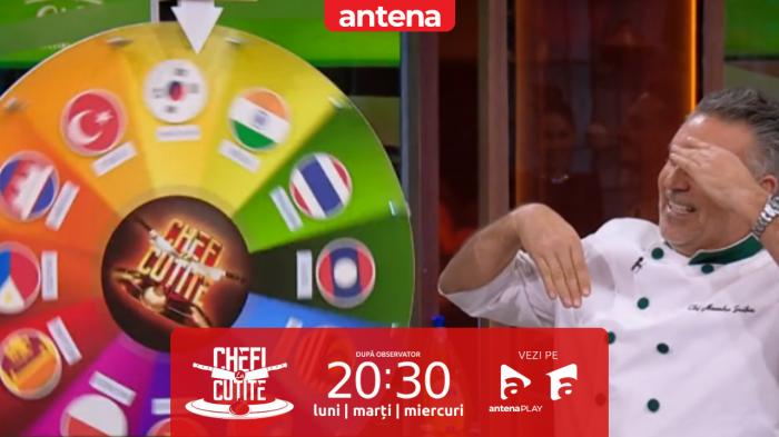 Irina Fodor aduce Roata destinului! Nu rata următoarea ediție Chefi la cuțite, de la 20:30, pe Antena 1 și &icirc;n AntenaPLAY