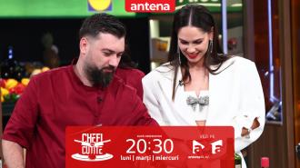 Chefi la cuțite | Sezonul 17. Irina Fodor a anunțat tema de la proba individuală: O cărniță, un piureuț și un sosuleț!