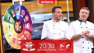 Chefi la cuțite | Sezonul 17. Irina Fodor a venit cu Roata Destinului &icirc;n bucătărie! Ce temă au primit echipele