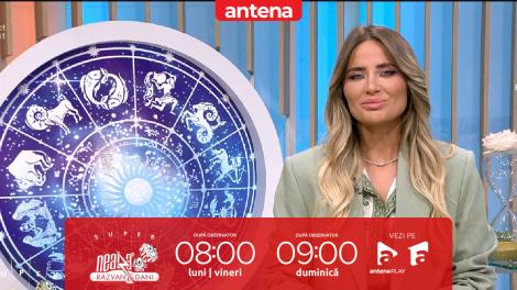 Super Neatza. Horoscopul Zilei cu Adina Moraru: Gemenii primesc o mărire de salariu