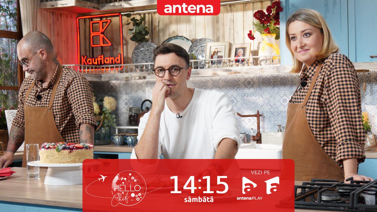 Hello Chef sezonul 11, 18 aprilie 2026. Chef Samuel și Roxana Blenche, o nouă provocare &icirc;n bucătărie! Ce rețete au de gătit pentru Mihail Pautov