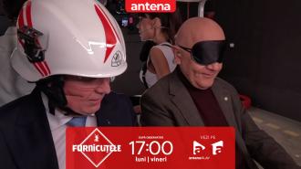 Furnicuțele 2026. Raed Arafat conduce legat la ochi &icirc;ntr-o provocare inedită! Ce sfaturi a primit de la Lucian Dode