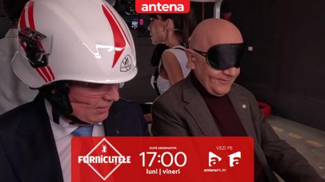 Furnicuțele 2026. Raed Arafat conduce legat la ochi &icirc;ntr-o provocare inedită! Ce sfaturi a primit de la Lucian Dode