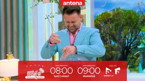 Super Neatza. Momentul lui Robert Tudor! Magie cu baloane &icirc;n direct