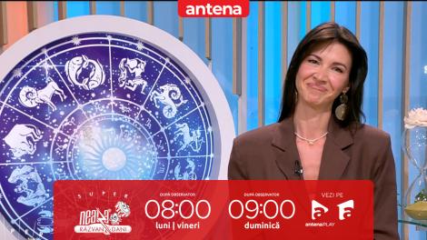 Super Neatza. Horoscopul Zilei cu Claudia Băcuță: O zi &icirc;n care planurile se pot schimba &icirc;ntr-o secundă