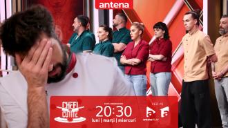 Chefi la cuțite | Sezonul 17. O nouă eliminare &icirc;n echipa lui chef Richard: Nu trebuia să iasă farfuria ta, dar nu decid numai eu!