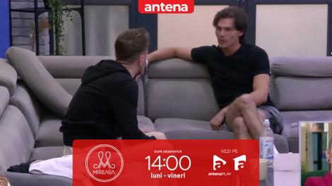 Mireasa, sezonul 13. Ciprian și Denis au &icirc;ncălcat regulamentul! Ce au discutat &icirc;n șoaptă