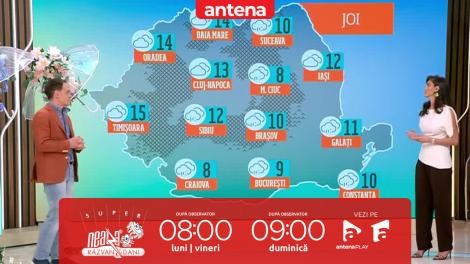 Super Neatza. Prognoza meteo cu Ramona Olaru: Vremea se răcește accentuat &icirc;n toată țara!