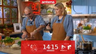 Hello Chef sezonul 11, 2 mai 2026. Chef Samuel și Roxana Blenche, o nouă provocare în bucătărie! Ce rețete au de gătit pentru Sorinel Puștiu
