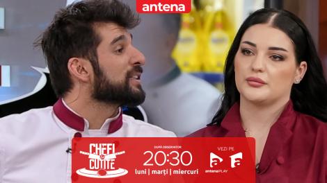 Chefi la cuțite | Sezonul 17. Tensiuni &icirc;n bucătărie. Ionela Rom&acirc;nianu se autoelimină: &rdquo;Sunt o arogantă!&rdquo;