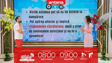 Super Neatza. Ce putem face dacă am cumpărat o mașină cu defecte ascunse
