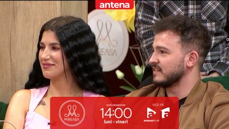Mireasa, sezonul 13. Cum au sărbătorit Amalia și Sebastian două luni de relație