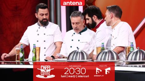 Chefi la cuțite | Sezonul 17. Chefii jurizează preparatele concurenților aflați &icirc;n pericol de eliminare! Pita Said realizează că nu a respectat tema