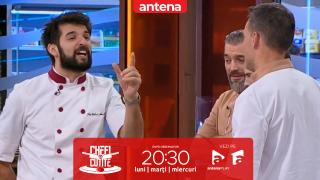 Se apropie Semifinalele! Nu rata următoarea ediție Chefi la cuțite, de la 20:30, pe Antena 1 și în AntenaPLAY
