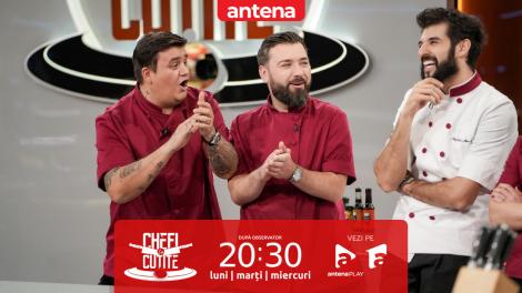 Rime usturătoare! Nu rata următoarea ediție Chefi la cuțite, de la 20:30, pe Antena 1 și &icirc;n AntenaPLAY