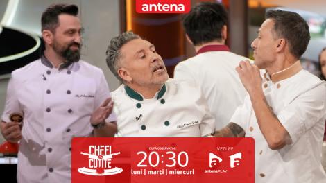 Chefi la cuțite | Sezonul 17. Ce amuletă a aruncat &icirc;n luptă chef Orlando! Cum au fost pedepsiți chefii echipelor adverse
